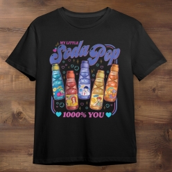 My Little Soda Pop Black Shirt