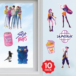K-Pop Demon Hunters Window/Wall Decals - 10 PK