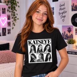 KATSEYE Members Black T-Shirt