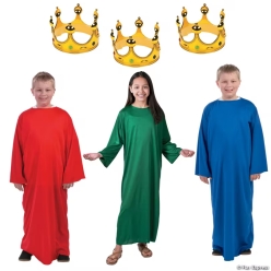Nativity Kids' L/XL 6pc Costume Set - For 3 Children