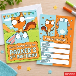 Kiff Personalized Invitations - 8 Pk