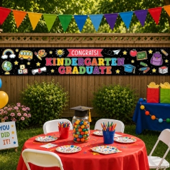 Kindergarten Grad 120cm Vinyl Banner