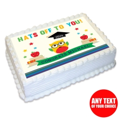 Kindergarten Grad Edible Icing