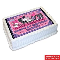 Kuromi Personalized Edible Icing