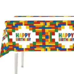 Lego Birthday Printed Plastic Table Cover