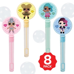 *LOL Suprise Bubble Bottles w/Wands - 8 PACK