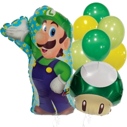 Mario Party: Luigi Deluxe Balloon Bouquet