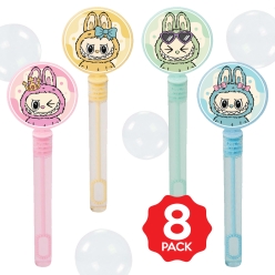 Labubu Bubble Bottles w/Wands - 8 PACK