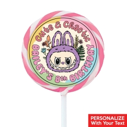 Labubu PERSONALIZED Lollipops - 12 Pk