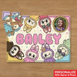 70% OFF: Personalized 30pc Labubu Puzzle Name & Photo