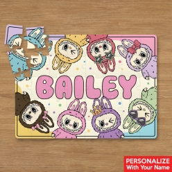 70% OFF: Personalized 30pc Labubu Puzzle w/ Name