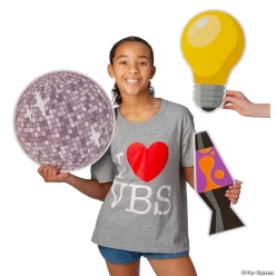Jesus Is the Light VBS Large Photo Booth Props-6Pk