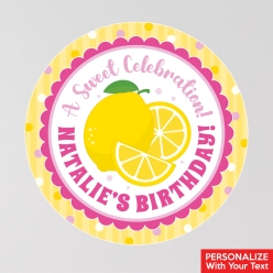 Lemonade Party Birthday Personalized Vinyl 12