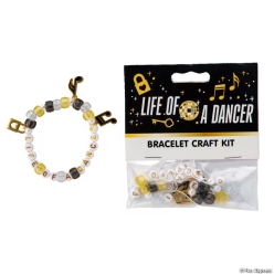 Life of a Dancer Beaded Bracelet Craft Kit-12Pk