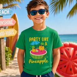 Party Like A Pineapple Green Shirt -Choose Size