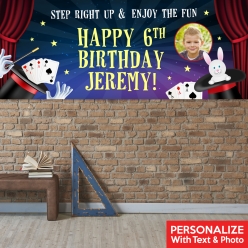 Magic PERSONALIZED Giant PHOTO Banner