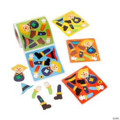 Make-A-Scarecrow Sticker Roll 100pcs