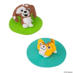 Make-a-Pet Air Dry Clay Stand-Up Craft Kit-12Pk