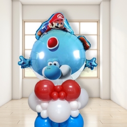 40% OFF: Mario Blue Yoshi 4D Airfill Balloon Column Kit
