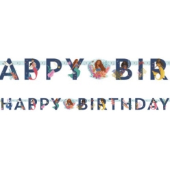 Little Mermaid Movie 6 Ft Jointed Birthday Banner