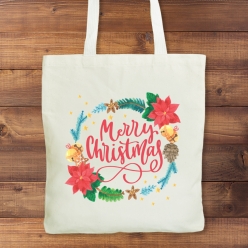 60% OFF: Merry Christmas Water Colour Wreath 13