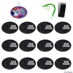 Jesus Is the Light VBS Messiah Scratch 'N Reveal Ornaments-12Pk