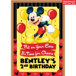 Mickey PERSONALIZED Giant Vinyl Keepsake Door Sign