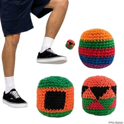 Bright Street Style Knitted Footbags-3Pk