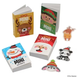 Christmas Character Sticker Books-16Pk