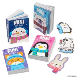 Winter Character Sticker Books-16Pk