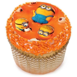 Minions & Monsters Cupcake Icing Toppers 12pk