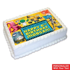 Minions & Monsters Personalized Edible Icing