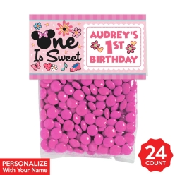 30% OFF: Minnie Mouse 1st Personalizable Treat Bags & Tags 24pk