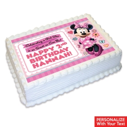 Minnie Mouse Personalizable Edible Icing