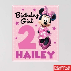 30% OFF: Minnie Birthday Personalized Name & Age 12