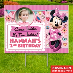 34% OFF: Minnie Photo All Weather PERSONALIZED Large Yard Sign