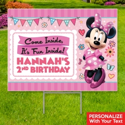 34% OFF: Minnie All Weather PERSONALIZED Large Yard Sign