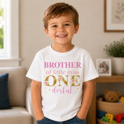 Miss Onederful Brother T-shirt