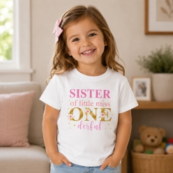 Miss Onederful Sister T-shirt