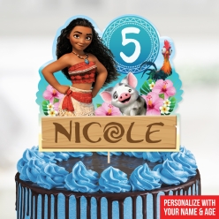 Moana Any Age Cake Topper