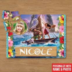 70% OFF: Personalized 30pc Moana Puzzle w/ Name & Photo