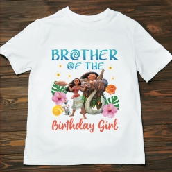 55% OFF: Moana Brother of the Birthday Girl T-shirt