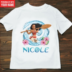 55% OFF: Moana Personalized Name T-shirt