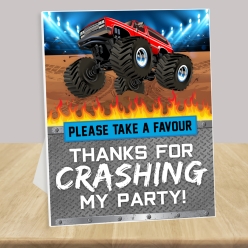 Monster Truck Thank You Favours 14