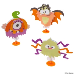 Monster Mayhem Happy Halloween Pop-Up Craft Kit-10Pk