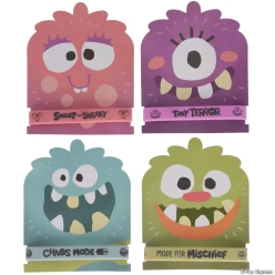 Monster Mayhem Rubber Bracelets with Card-24Pk