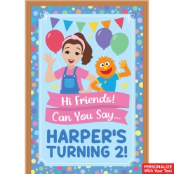 Ms Rachel PERSONALIZED Giant Vinyl Keepsake Door Sign