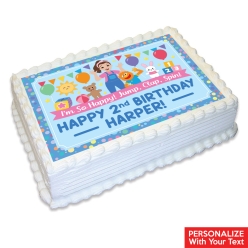 Ms Rachel Personalized Edible Icing
