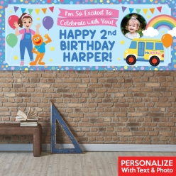 Ms Rachel PHOTO PERSONALIZED Giant Vinyl Keepsake Banner