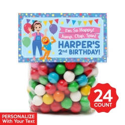 Ms Rachel Personalized Treat Bags & Tags - 24pk